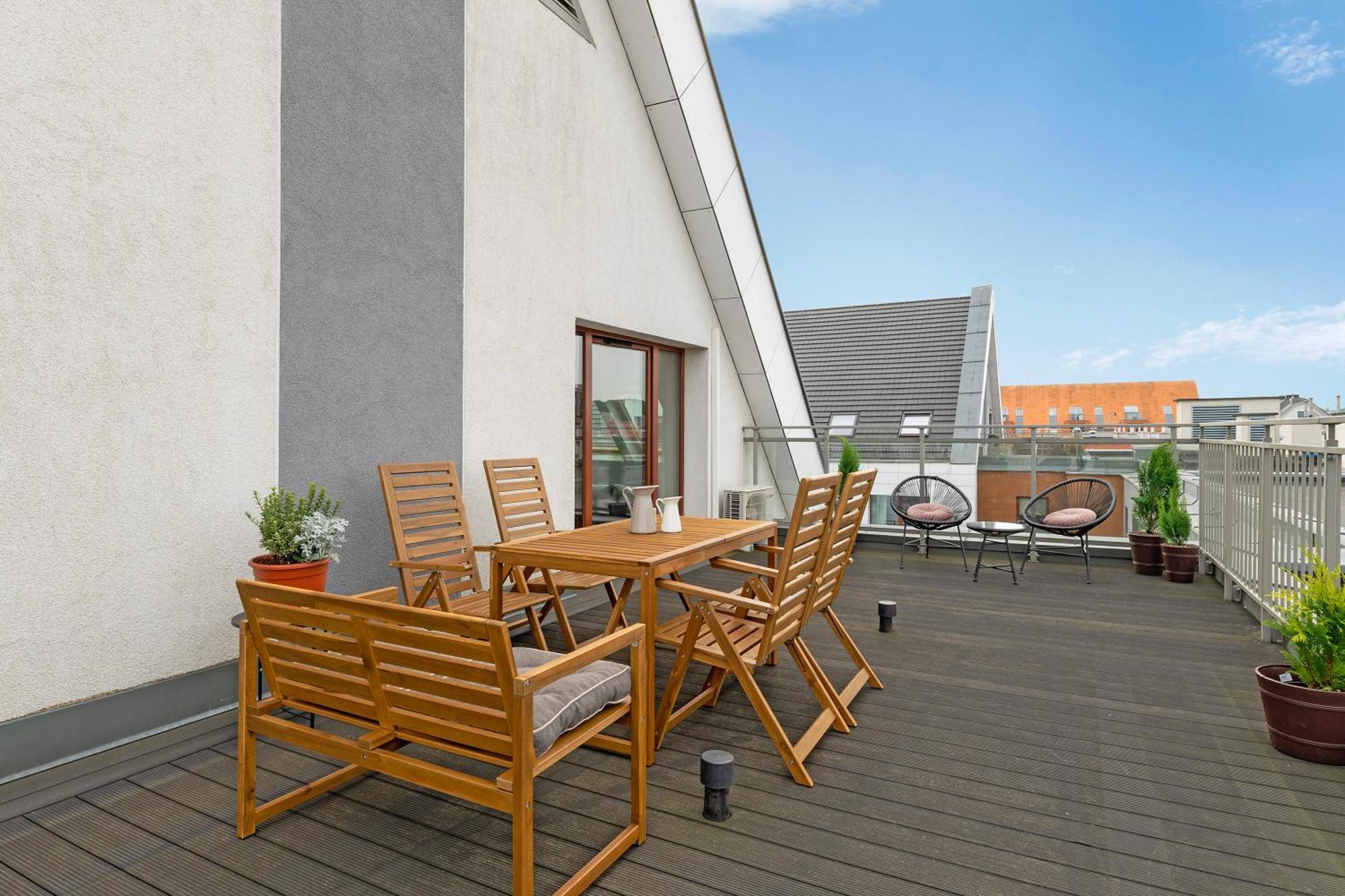 Nowa Motlawa Spa, Pool, Gym & Parking By Downtown Apartments Gdańsk Exteriör bild