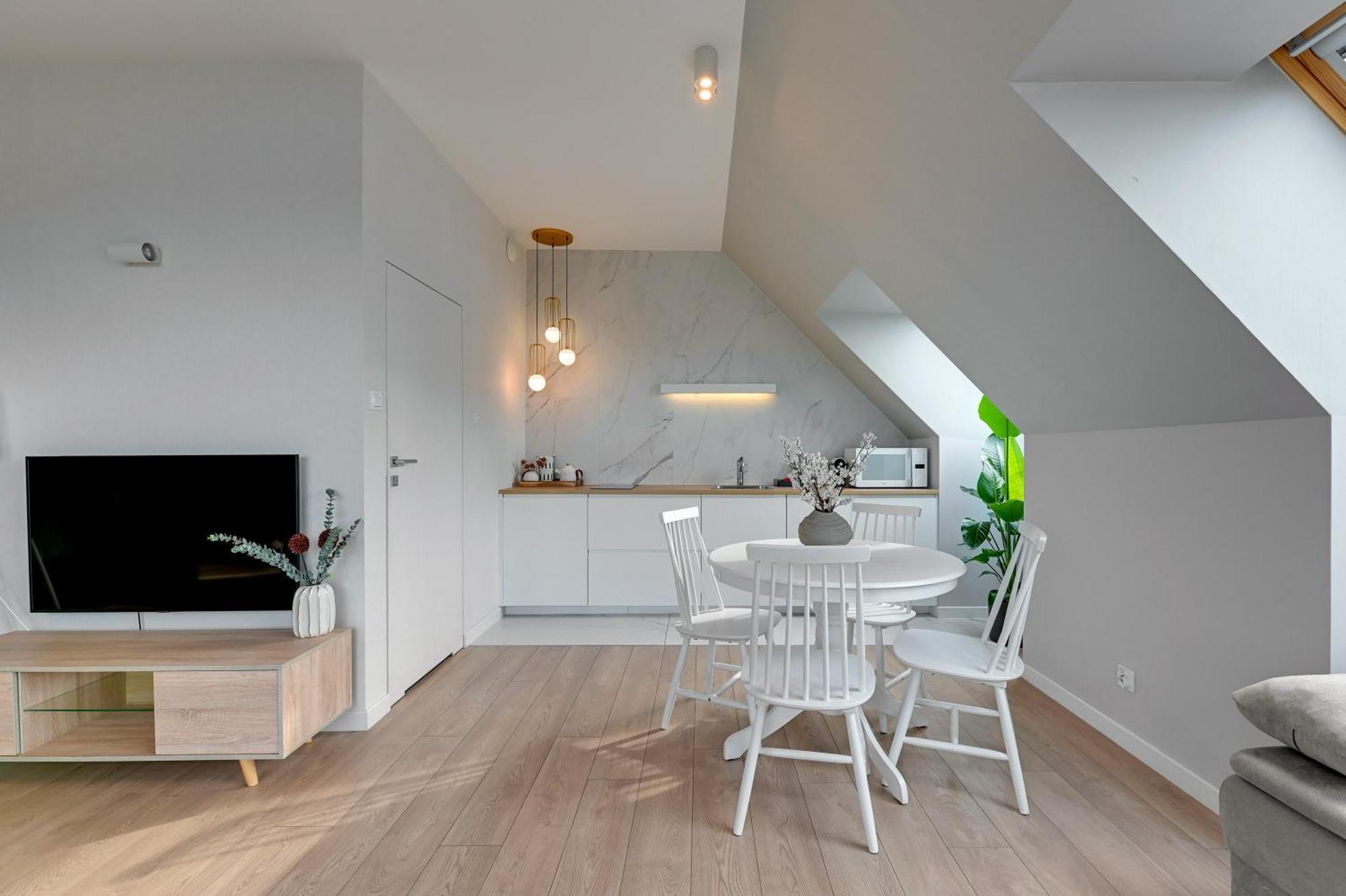 Nowa Motlawa Spa, Pool, Gym & Parking By Downtown Apartments Gdańsk Rum bild
